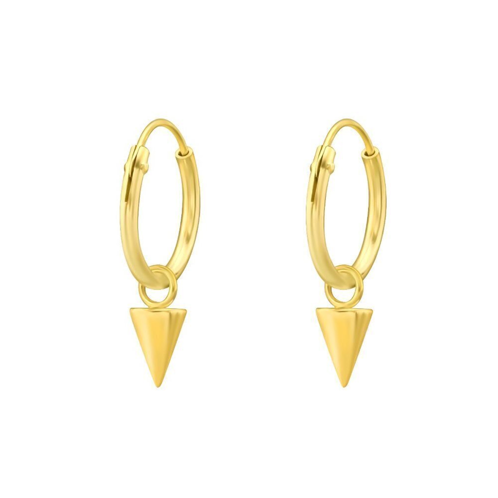 14k Gold Spike Earrings Huggie Hoop Earrings​